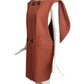 2001 Mauve Sculptural Wool Vest, Size 10
