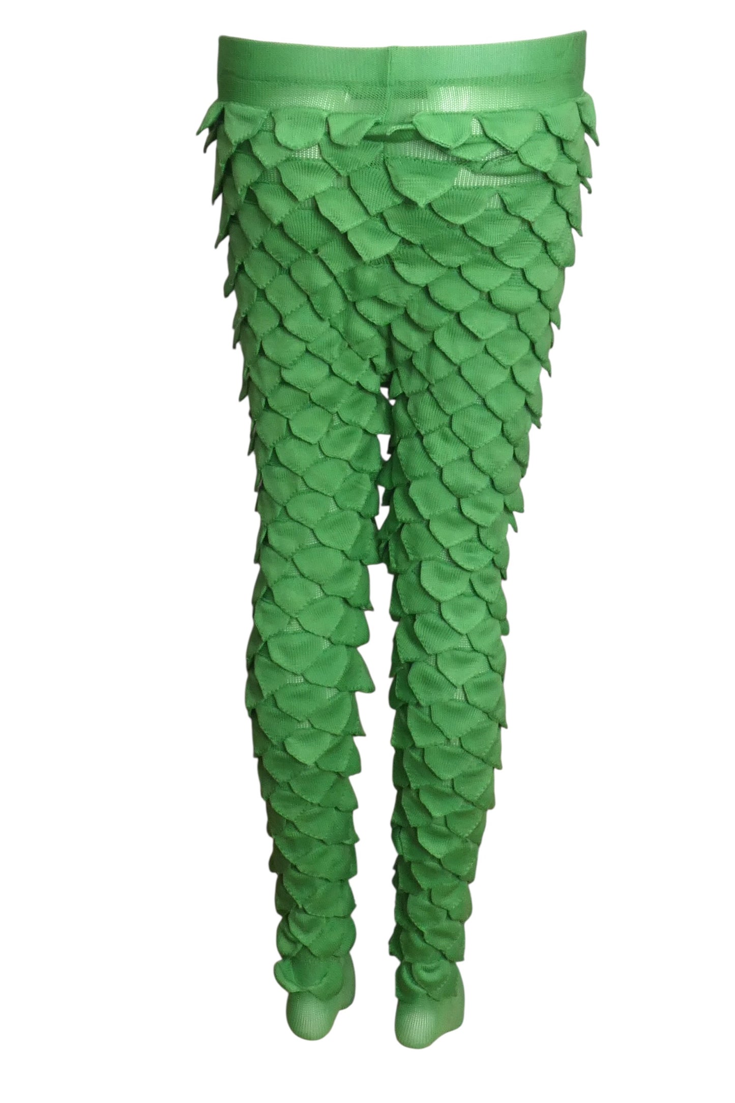 1960s Green Petal Tights, Size 4