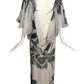2006 Floral Print Chiffon Gown, Size 10