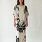 2006 Floral Print Chiffon Gown, Size 10