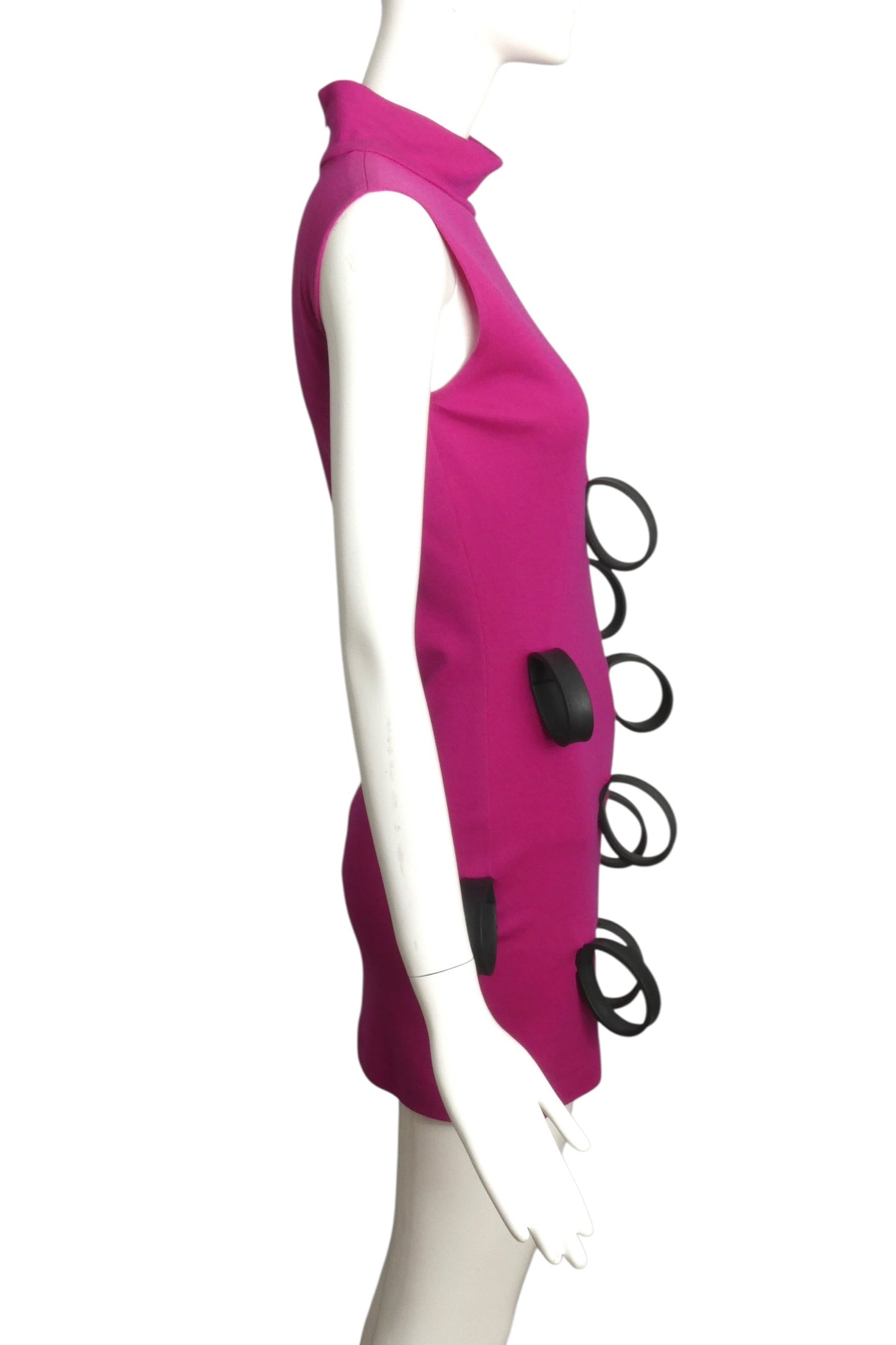 2009 Pink Wool & Rubber Dress, Size 4