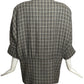 PIERRE CARDIN- 2000 Grey Wool Plaid Coat, Size 10