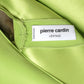 2009 Green Crepe & Feather Dress, Size 8
