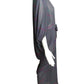 1988 Grey Printed Silk Evening Dress, Size 6