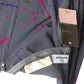 1988 Grey Printed Silk Evening Dress, Size 6