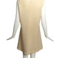 2004 Ivory & Black Wool Knit Shift Dress, Size 8