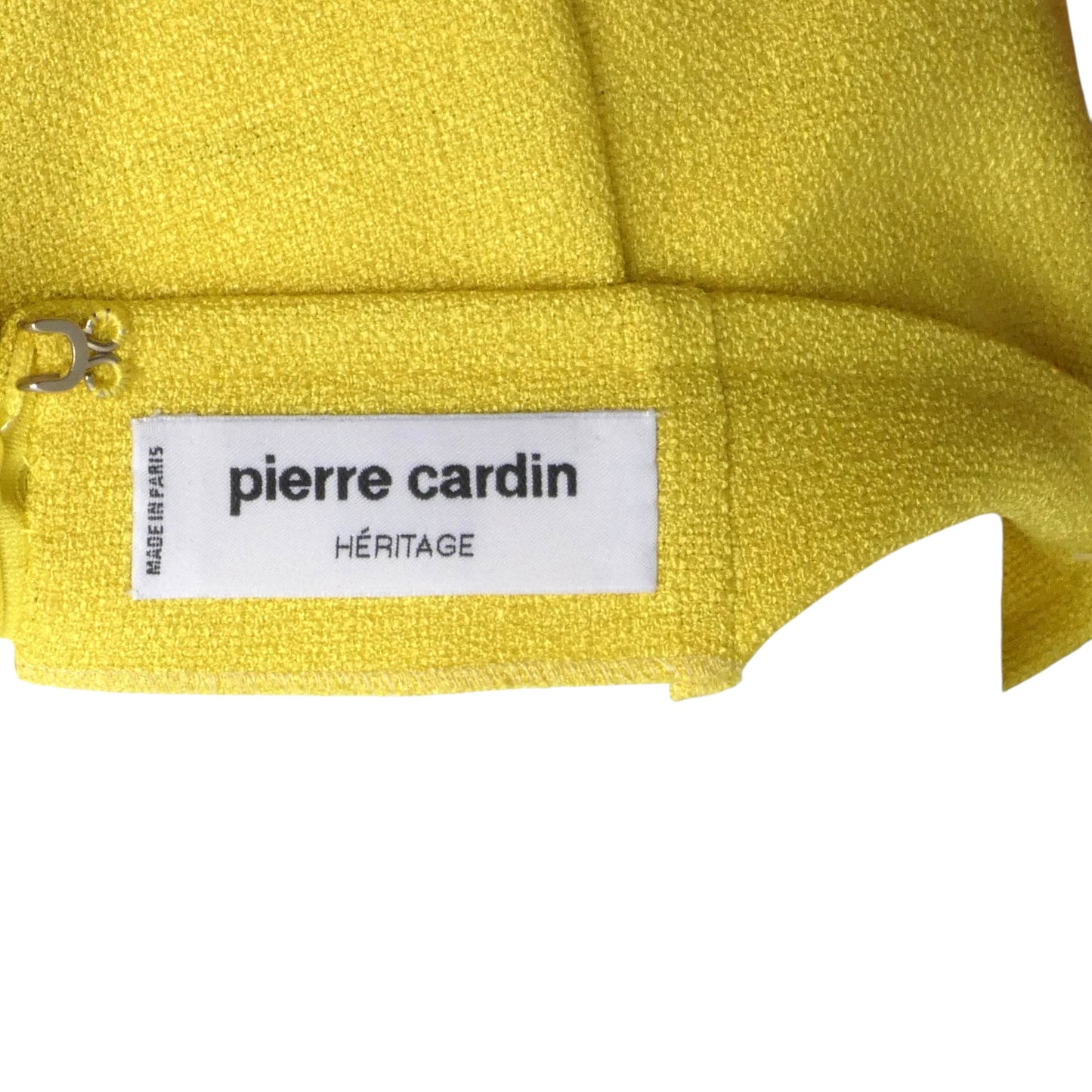 1998 Yellow Rayon A-Line Skirt, Size 8