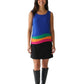 2008 Blue Colorblock Rayon Dress, Size 6
