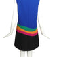 2008 Blue Colorblock Rayon Dress, Size 6