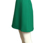 1998 Green Rayon A-Line Skirt, Size 8