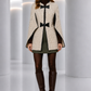2007 Ivory Wool Boucle Knit Coat, Size 6