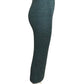 1980 Green Wool Ribbed Knit Skirt, Size 4