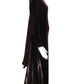1991 Purple Velvet & Lamé Gown, Size 6