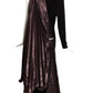 1991 Purple Velvet & Lamé Gown, Size 6