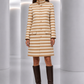1998 Wool Stripe Coat, Size 10