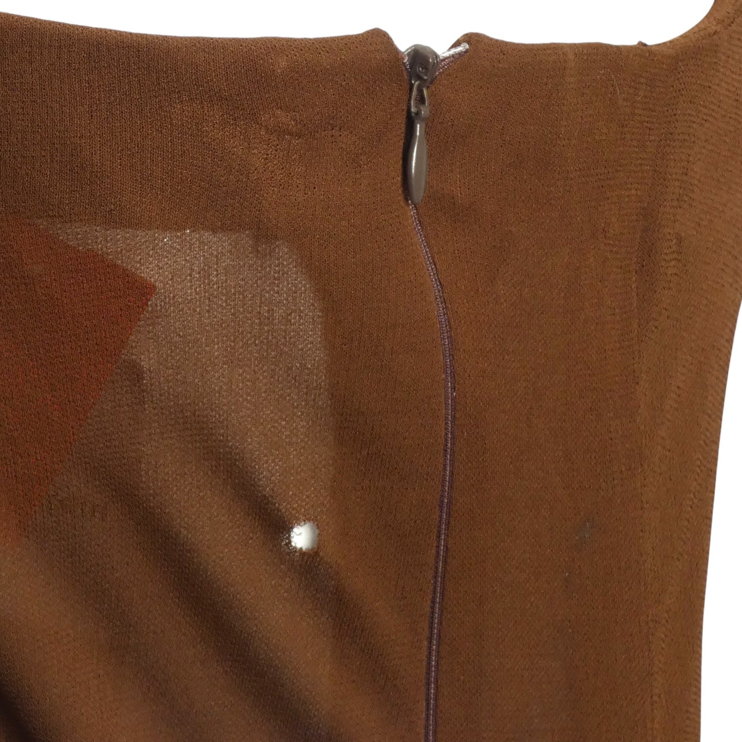 PIERRE CARDIN- AS IS 1998 Brown Jersey Knit Evening Gown, Size 4