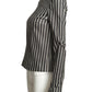 2020s NWT Striped Lambskin Blouse, Size 4