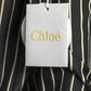 2020s NWT Striped Lambskin Blouse, Size 4