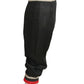 1973 Black Linen & Knit Pants, Size 8