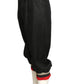 1973 Black Linen & Knit Pants, Size 8