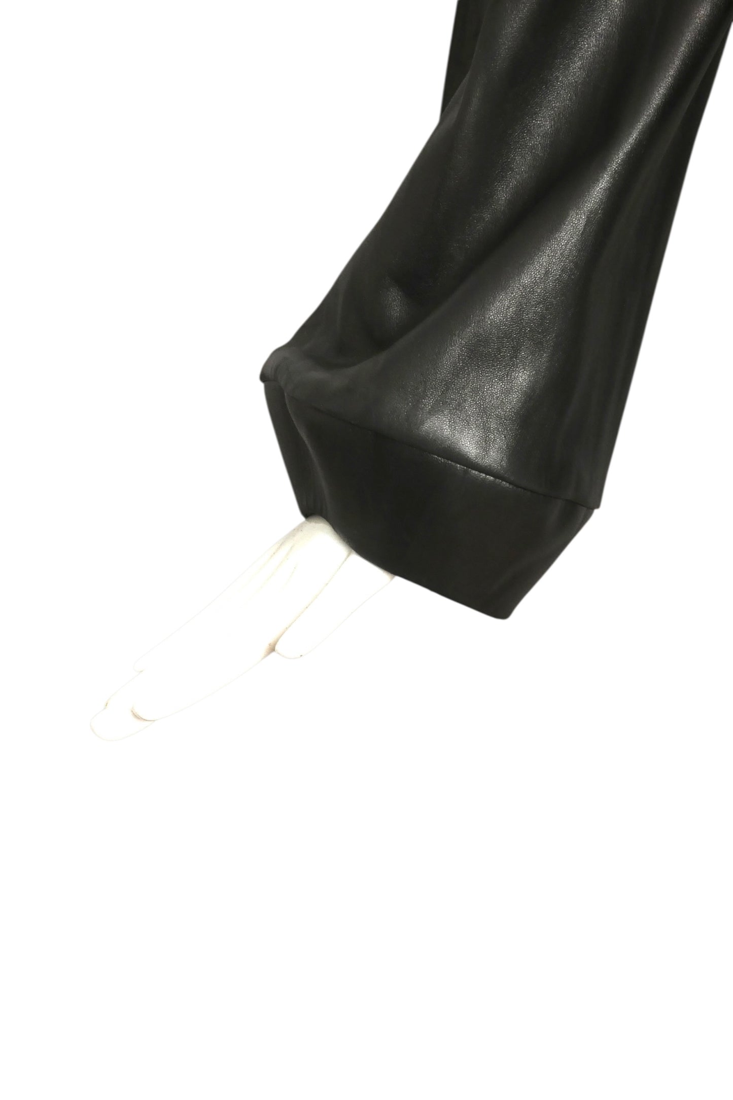 PIERRE CARDIN- 1970s Black Leather Jacket, Size 6