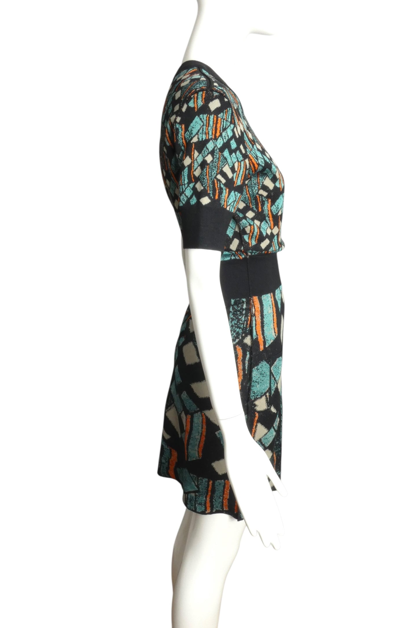2015 Printed Knit Dress, Size 6