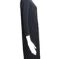 1920s AS IS Navy Wool Beaded Dress, Size 6