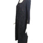 1920s AS IS Navy Wool Beaded Dress, Size 6