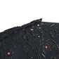 1920s AS IS Navy Wool Beaded Dress, Size 6
