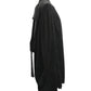 1930s Black Velvet Draped Evening Cape, Size S/M