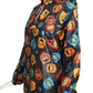 2020s NWT Stop Watch Print Hooded Jacket, Size 6