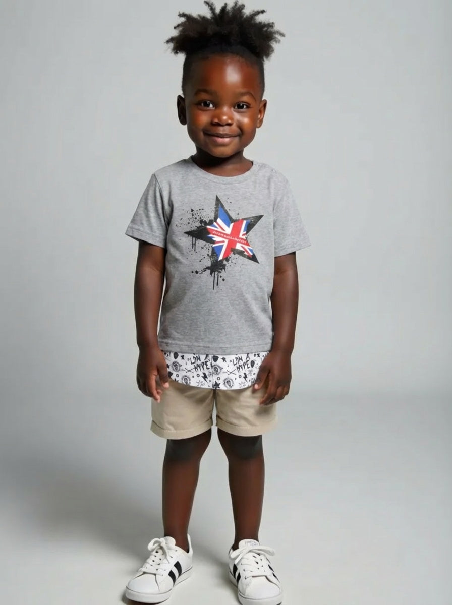 Layered Cotton T-Shirt, Size-36 Months