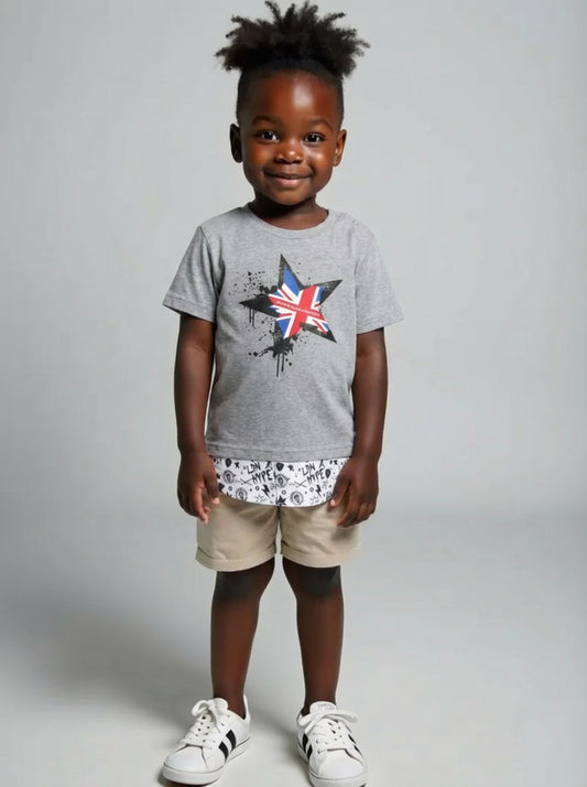 Layered Cotton T-Shirt, Size-36 Months