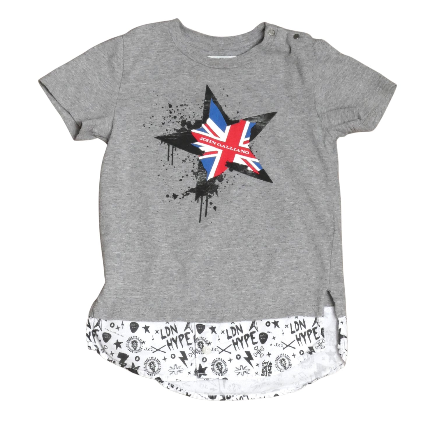 Layered Cotton T-Shirt, Size-36 Months
