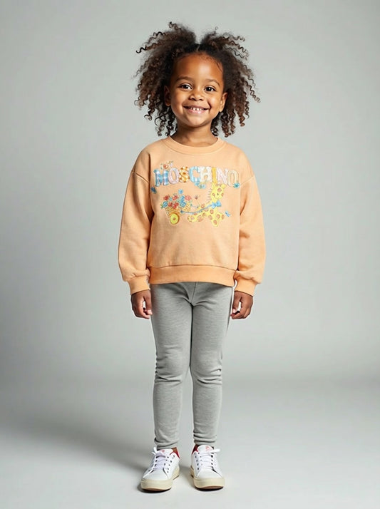 2022 NWT Cotton Logo Sweatshirt, Size-5 Years