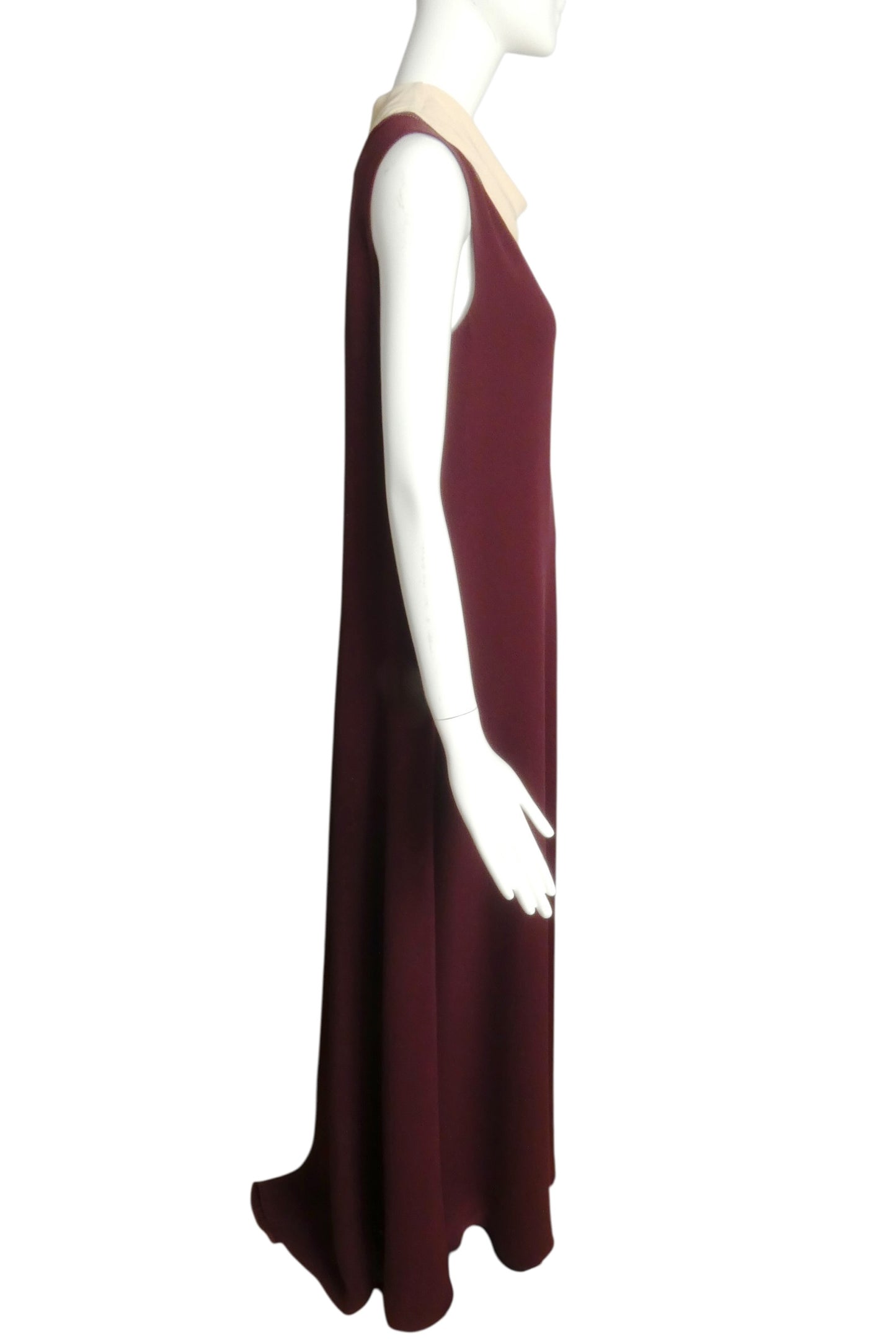 2018 NWT Silk Crepe Maxi Dress, Size 6