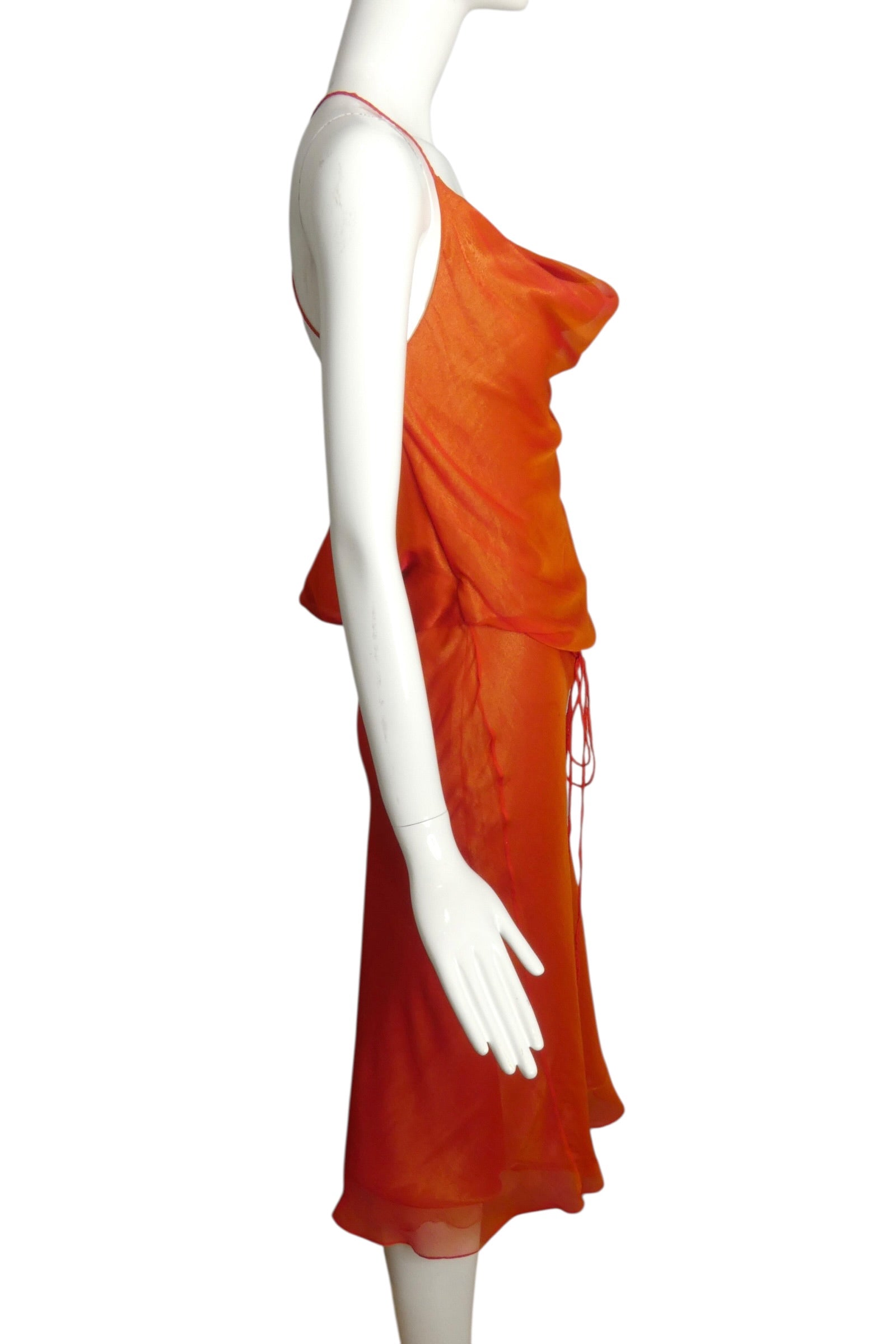1997 Chiffon Bias Cut Dress, Size 8 1997 Chiffon Bias Cut Dress, Size 8