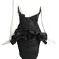 1980s Taffeta & Ribbon Cocktail Dress, Size-6