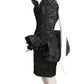 1980s Taffeta & Ribbon Cocktail Dress, Size-6