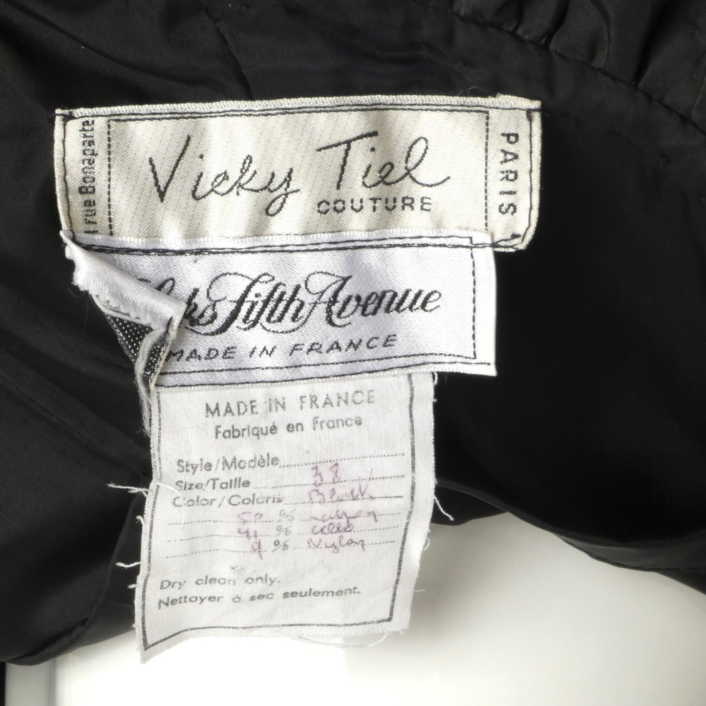 1980s Taffeta & Ribbon Cocktail Dress, Size-6