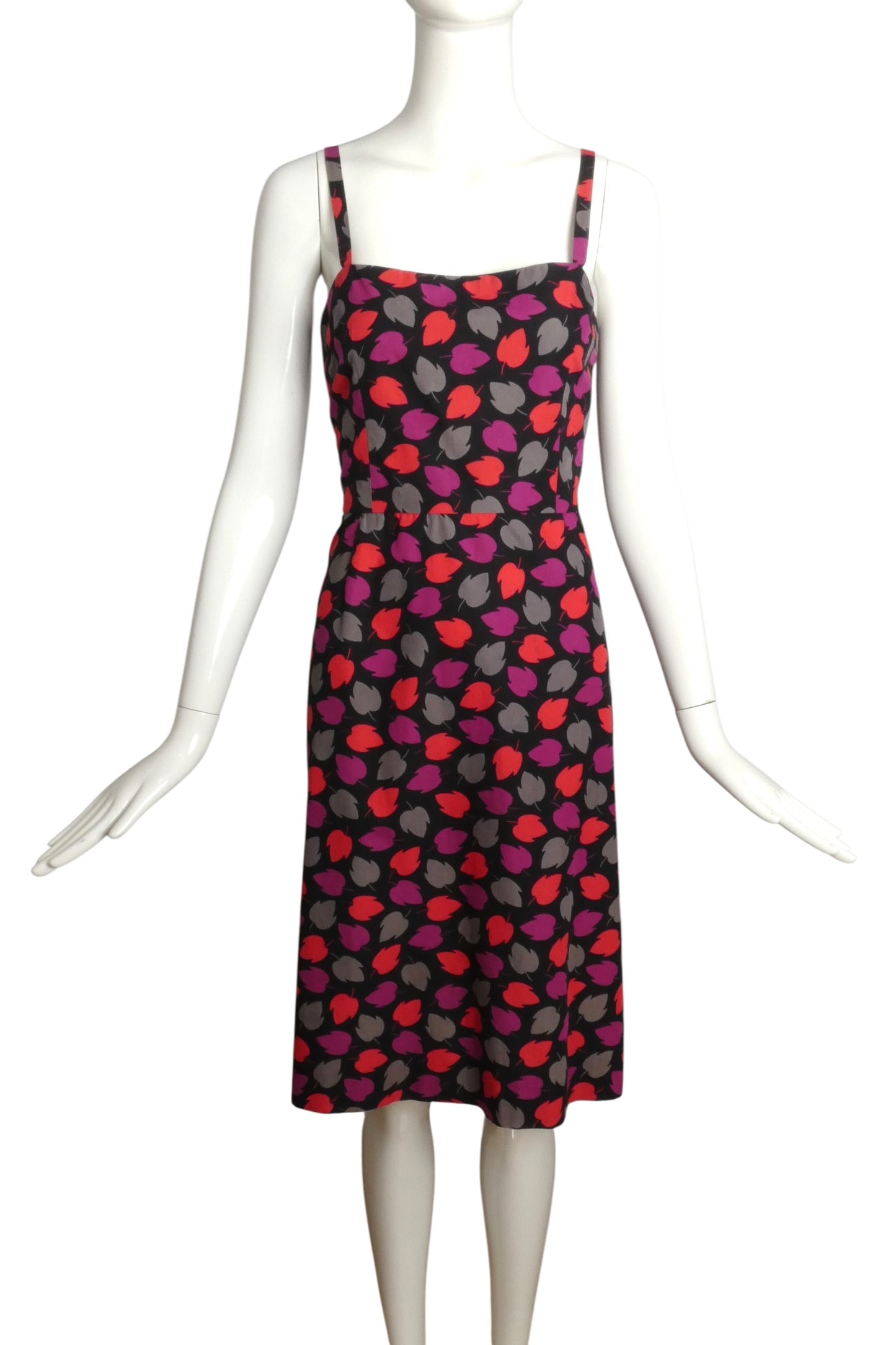 1970s Cotton Print Sun Dress, Size-6