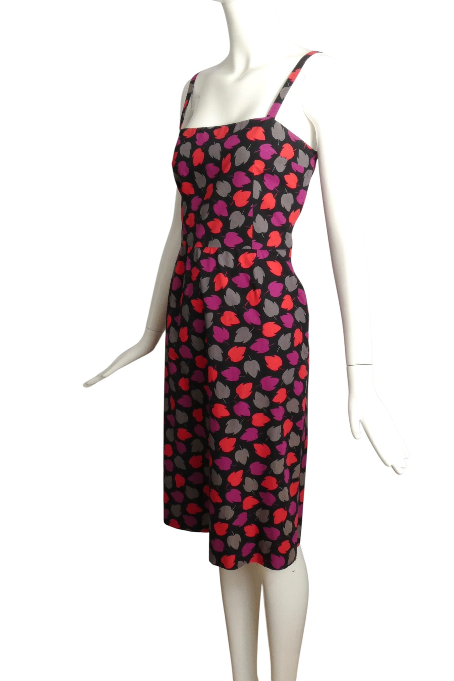 1970s Cotton Print Sun Dress, Size-6