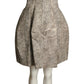 1990s Calfskin Skirt, Size 6