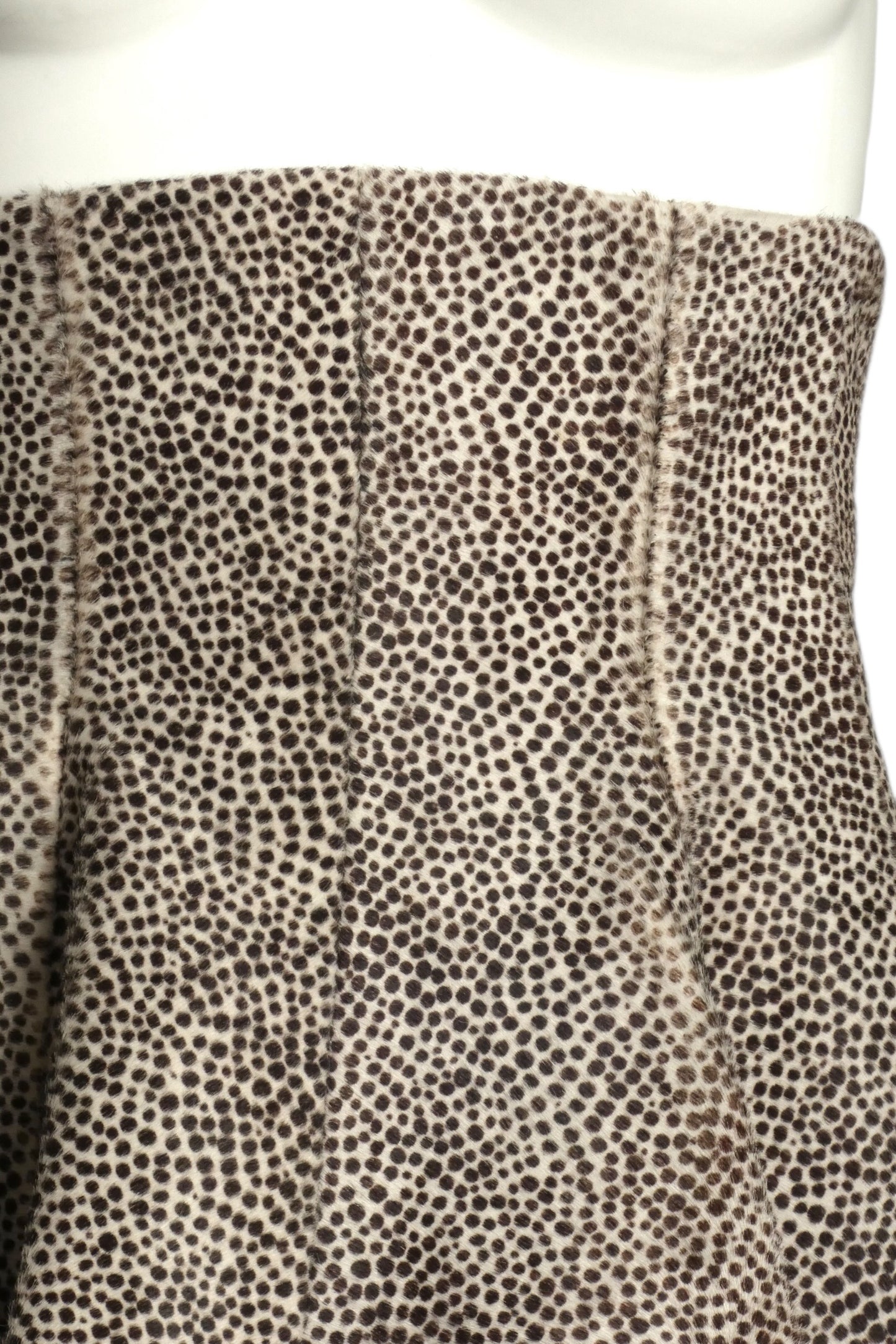 1990s Calfskin Skirt, Size 6