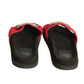 2010s Lace Pilgrim Buckle Slides, Size-40