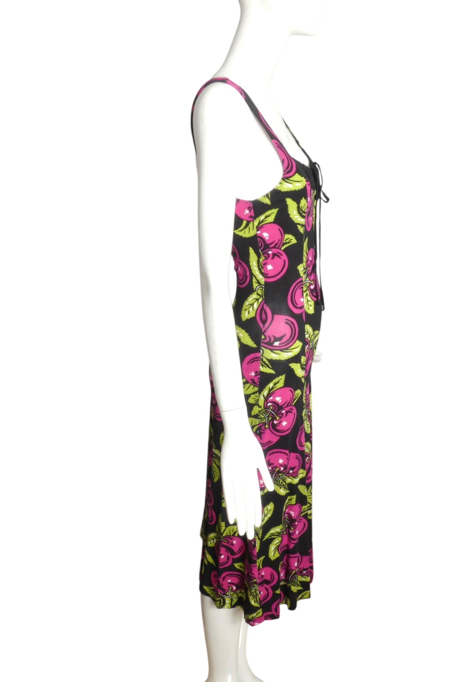 1990s Cotton Print Dress, Size 4P