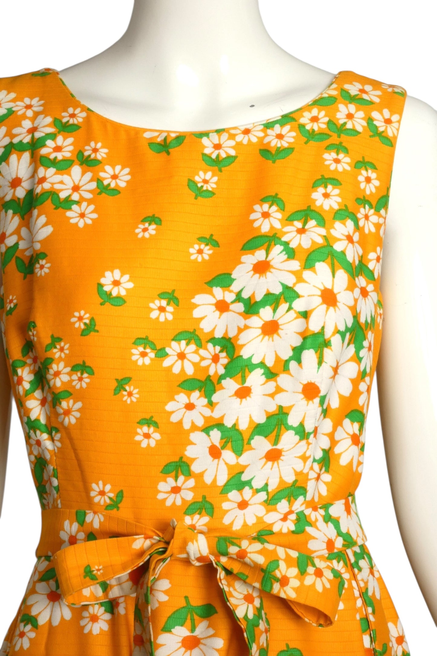 1970s Floral Print Dress, Size 6