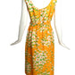 1970s Floral Print Dress, Size 6