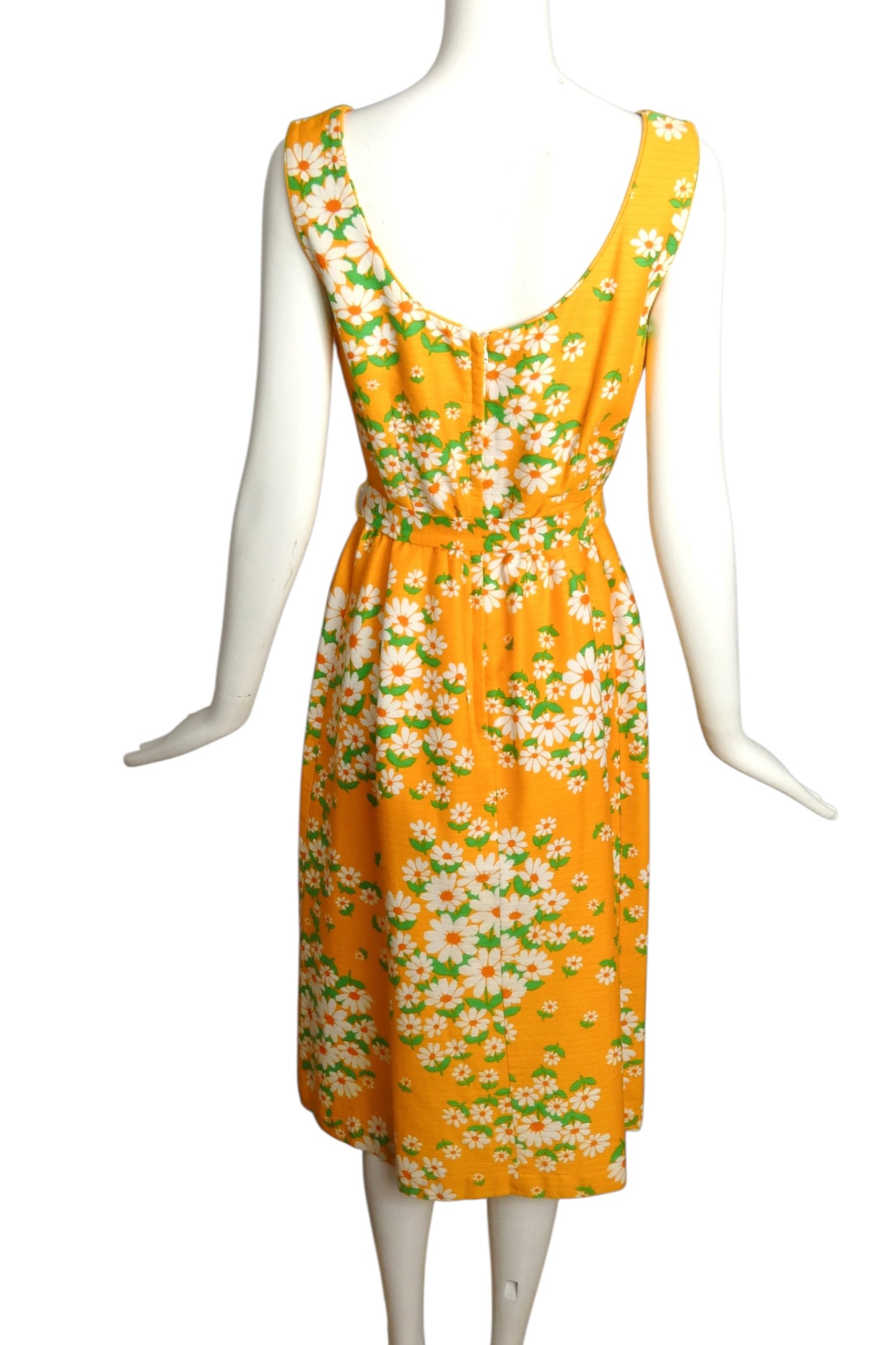 1970s Floral Print Dress, Size 6