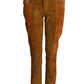 Suede & Corduroy Pants, Size-6